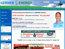 Tablet Screenshot of gernerenergy.com